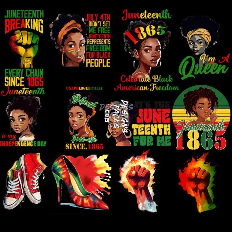 38 Juneteenth Black History Designs Bundle PNG