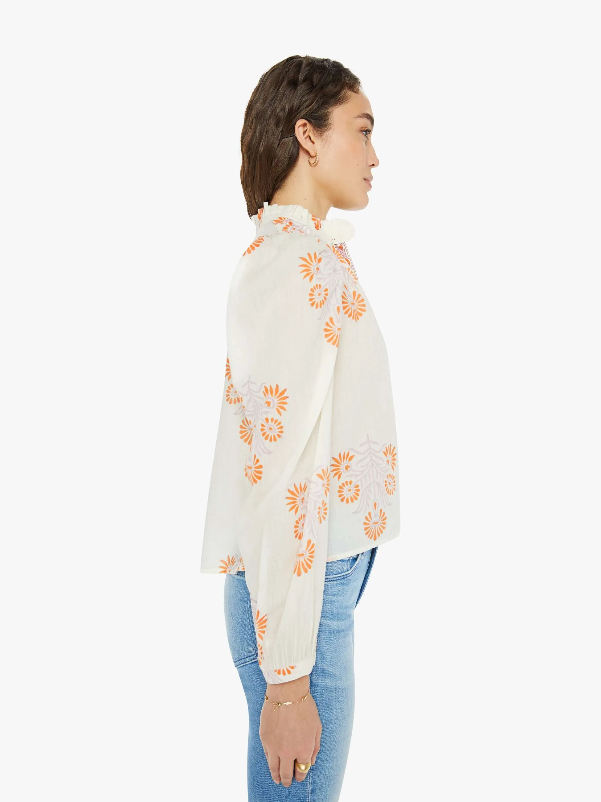 Alix Of Bohemia Ana Shirt - Papaya Aster