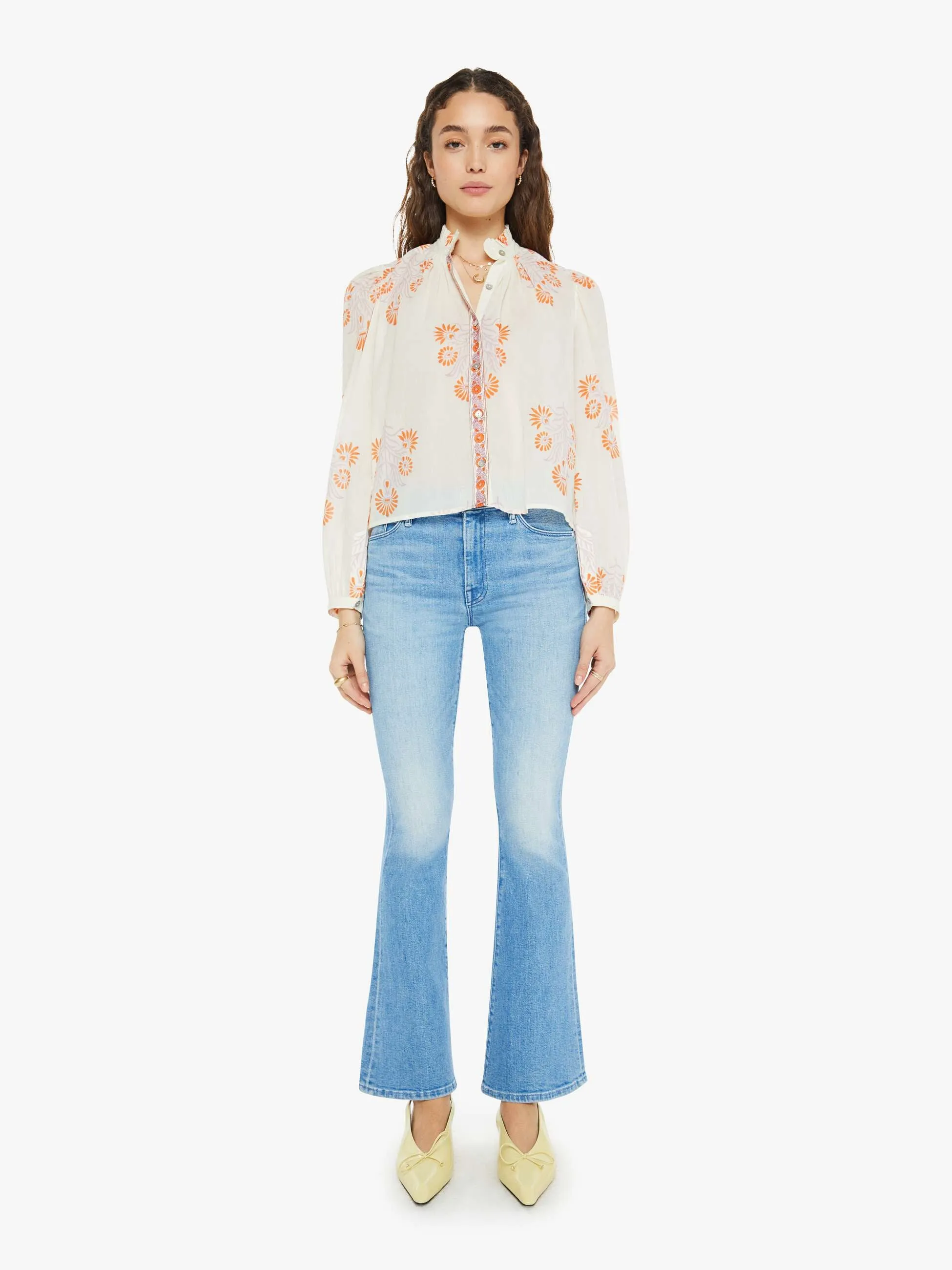 Alix Of Bohemia Ana Shirt - Papaya Aster