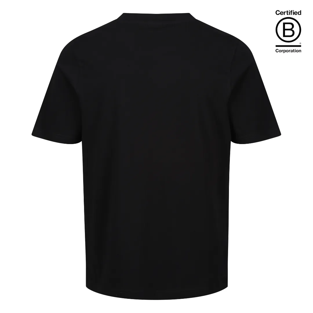 Black classic fit cotton T-shirt