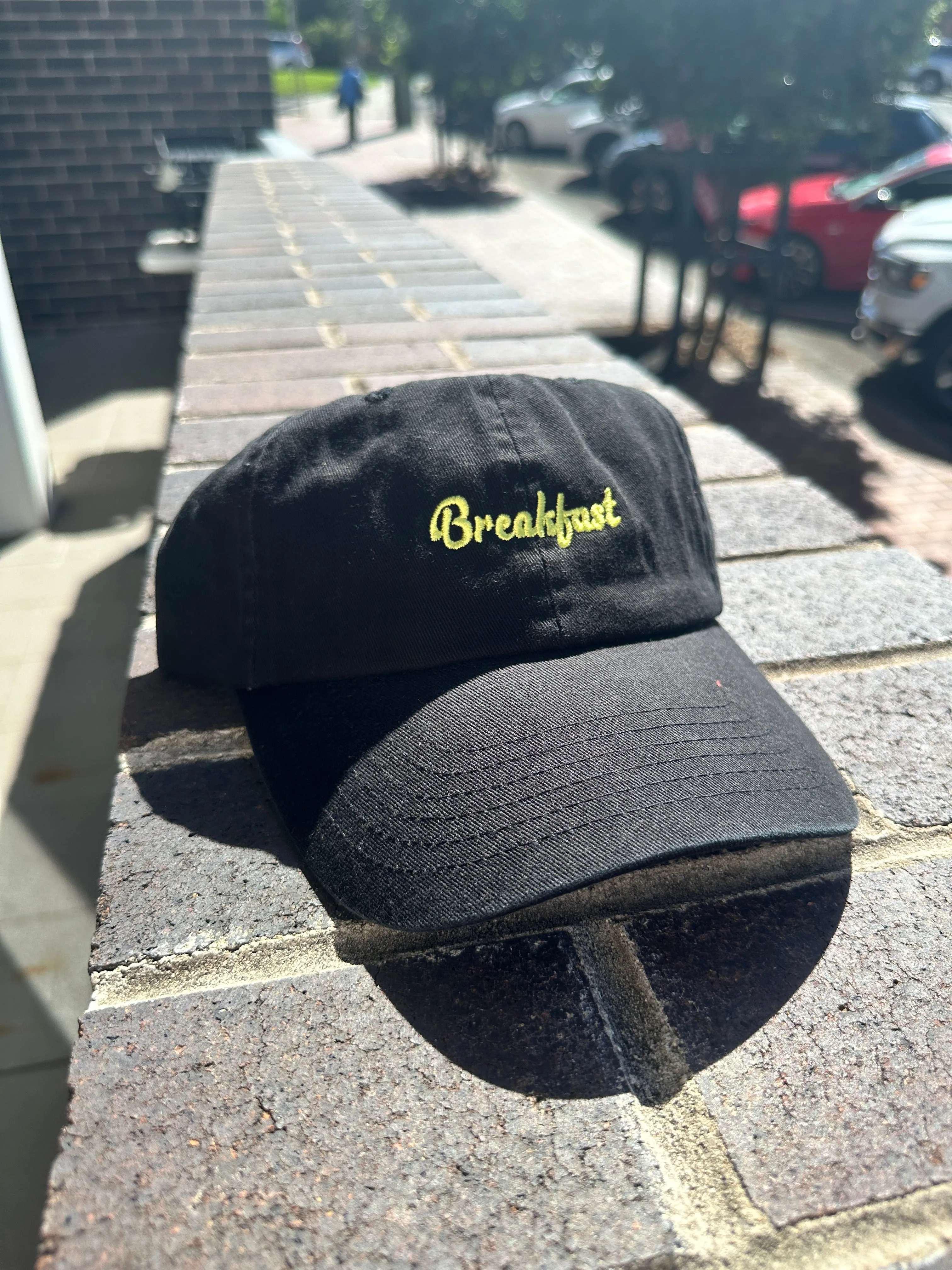 Breakfast Shirts Cap -black