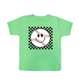 Checkers Smiley - Baseball - Short Sleeve Child Shirt