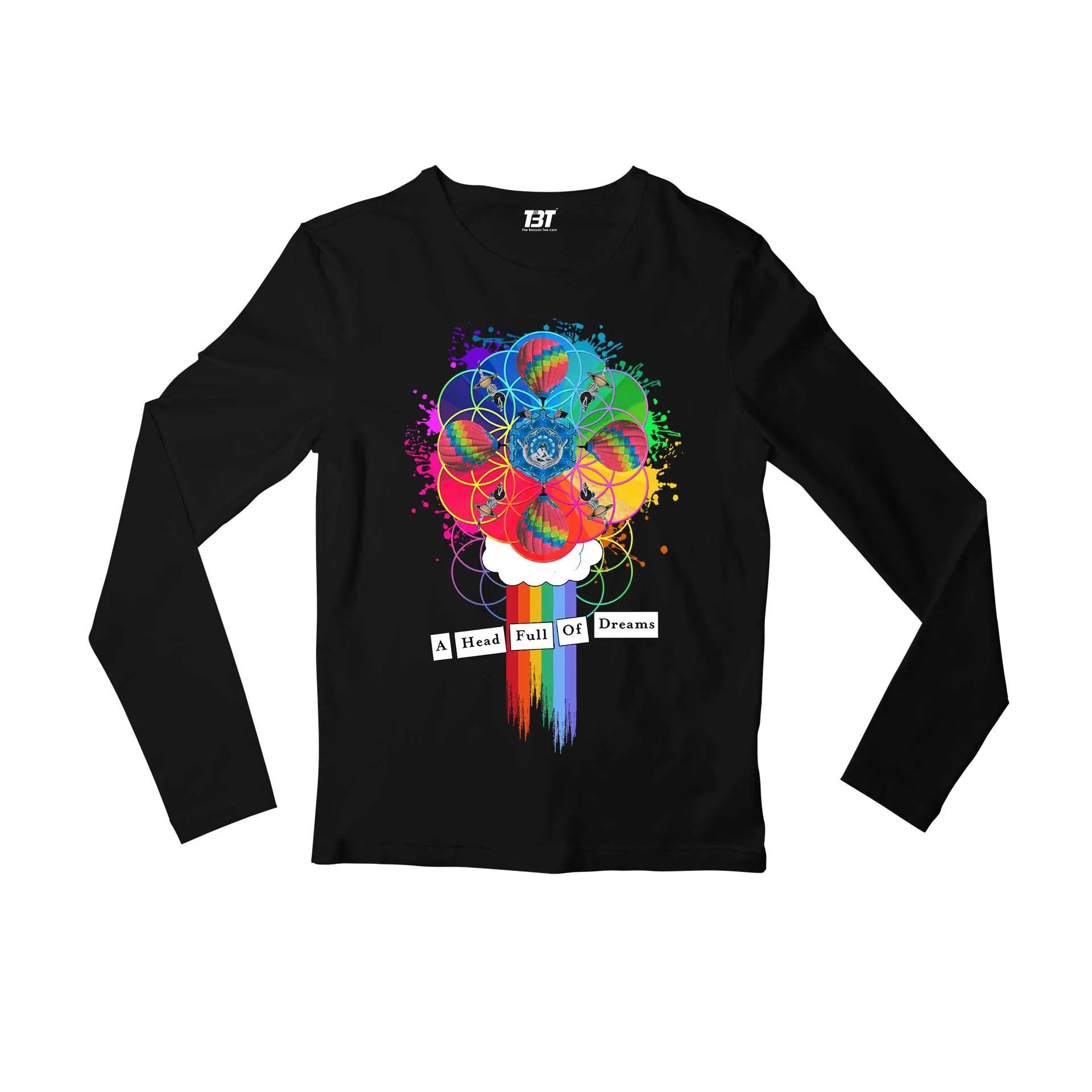 Coldplay Full Sleeves T shirt - A Head Full Of Dreams Art