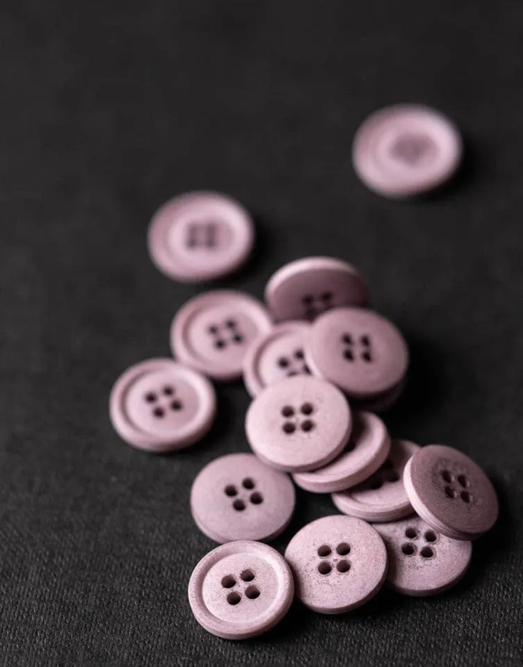 Cotton Button from Merchant & Mills, 15mm Dusky Pink