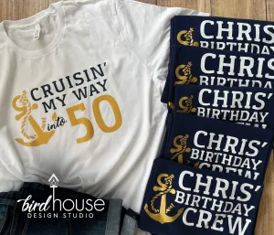 Cruise Birthday Crew Personalized Group Shirts