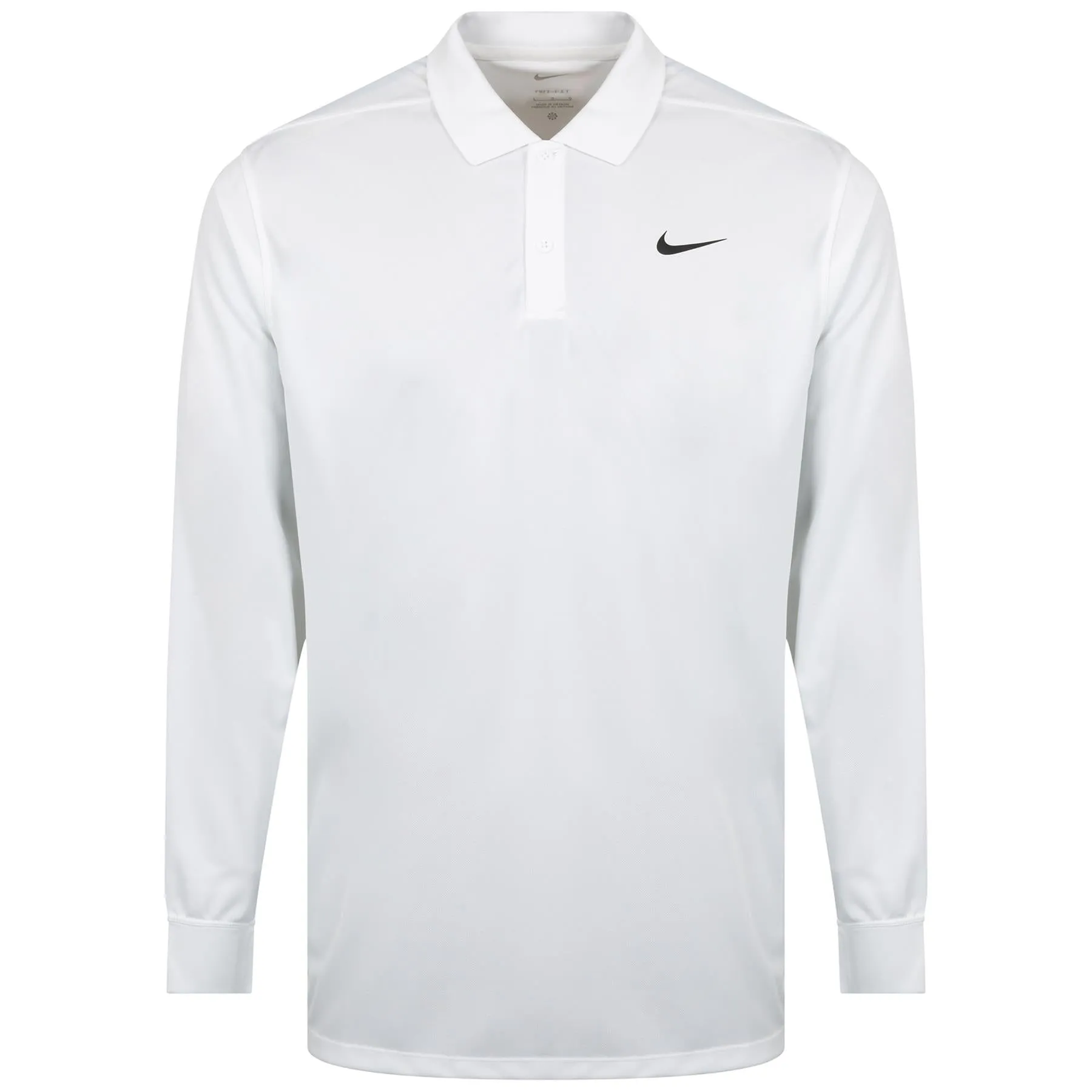 Dri-FIT Victory Solid LS Polo White - AW24