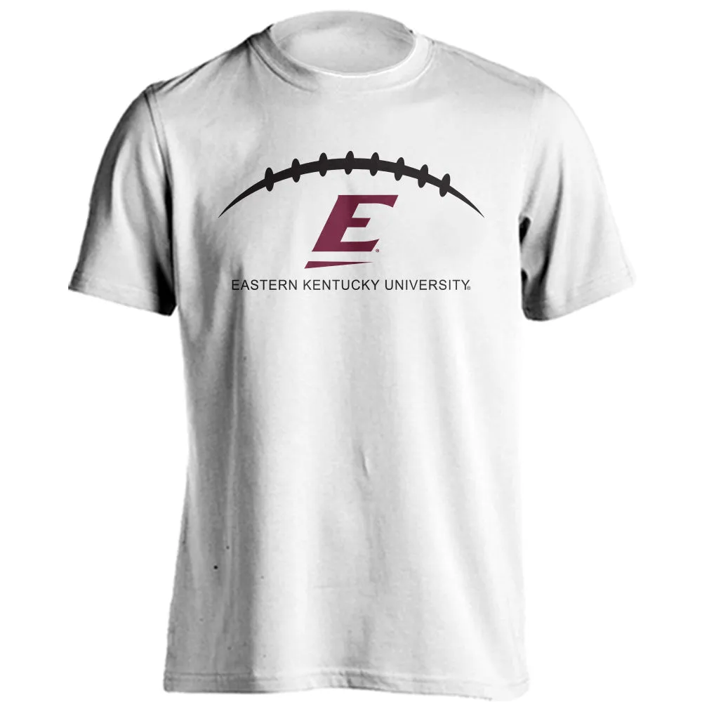 Eastern Kentucky University EKU Colonels Football Laces Out Logo Tee T-Shirt