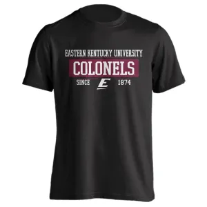 Eastern Kentucky University EKU Colonels Since 1874 Bar Mascot Tee T-Shirt