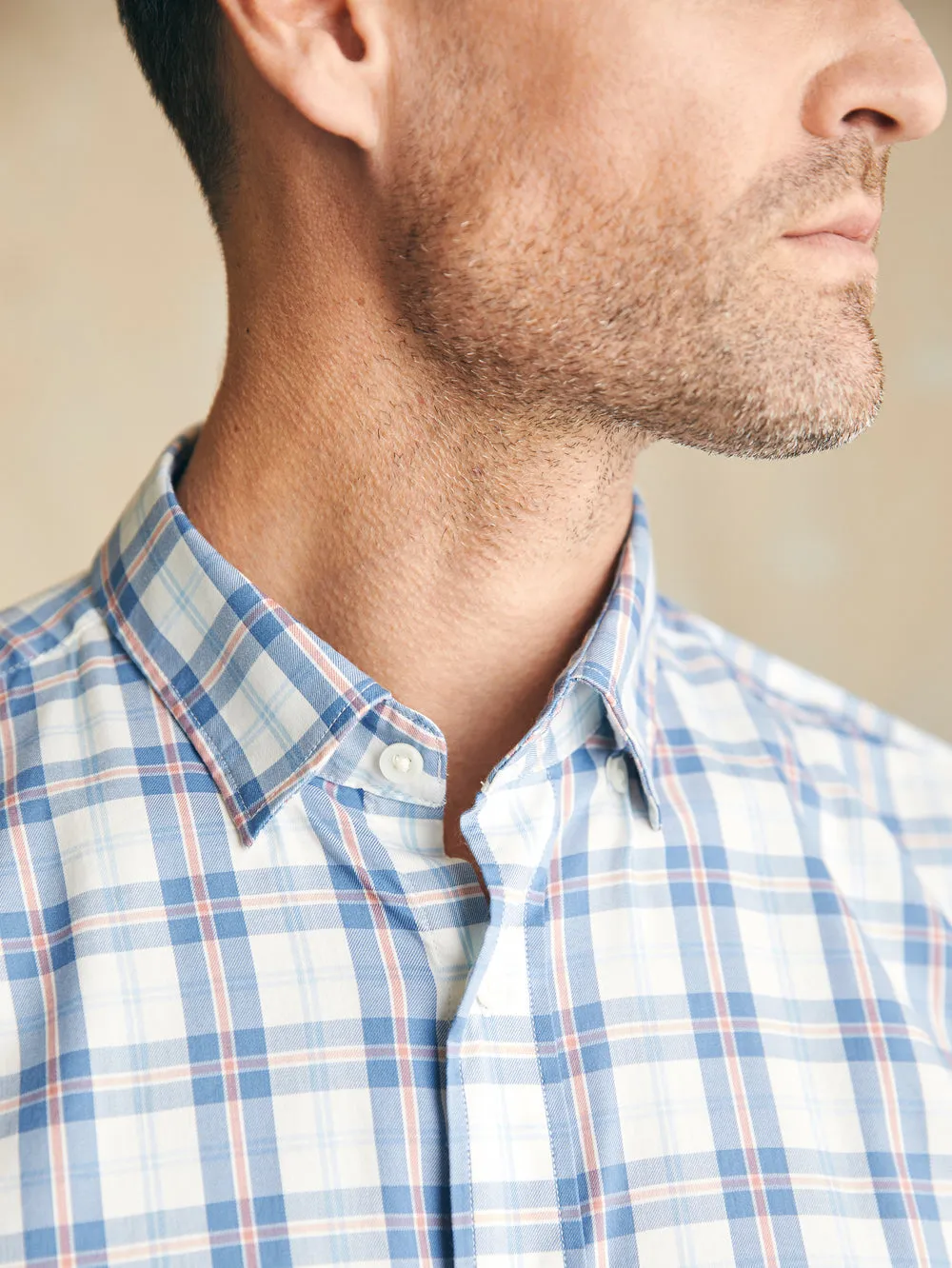 Faherty Movement Shirt in Spring Valley Plaid