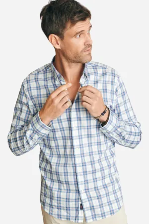 Faherty Movement Shirt in Spring Valley Plaid