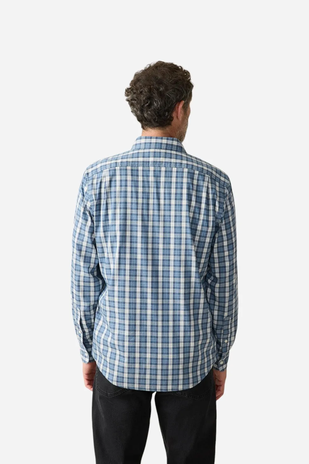 Faherty The Movement Shirt Seaside Blue Plaid