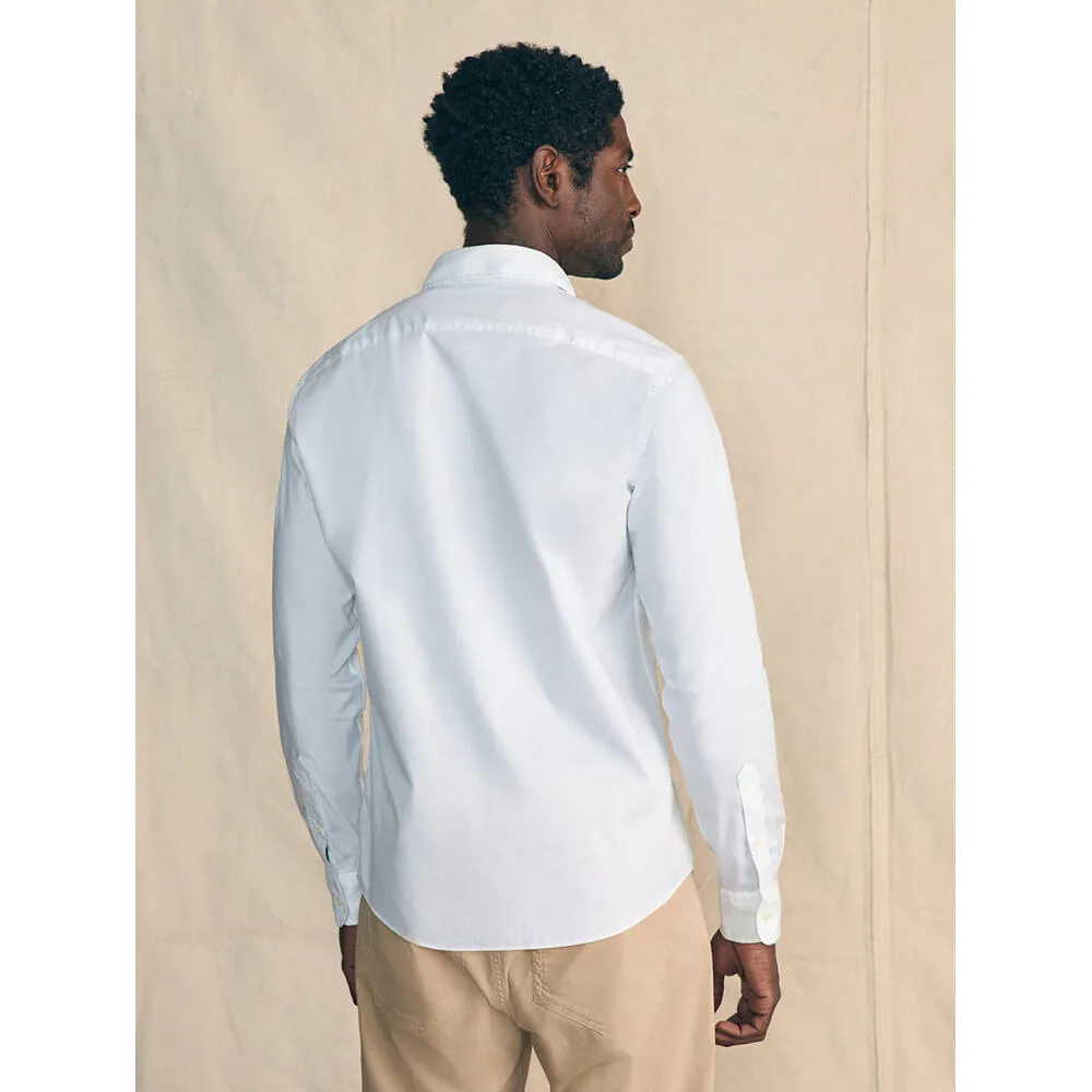 Faherty The Movement Sport Shirt - Cloud White