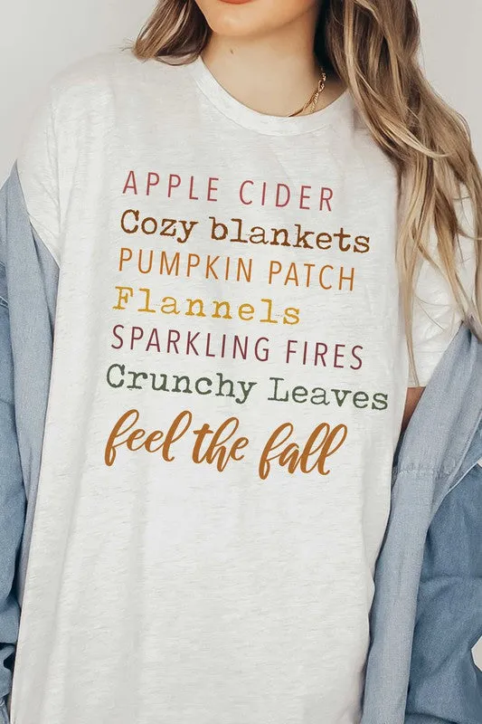 FEEL THE FALL GRAPHIC TEE