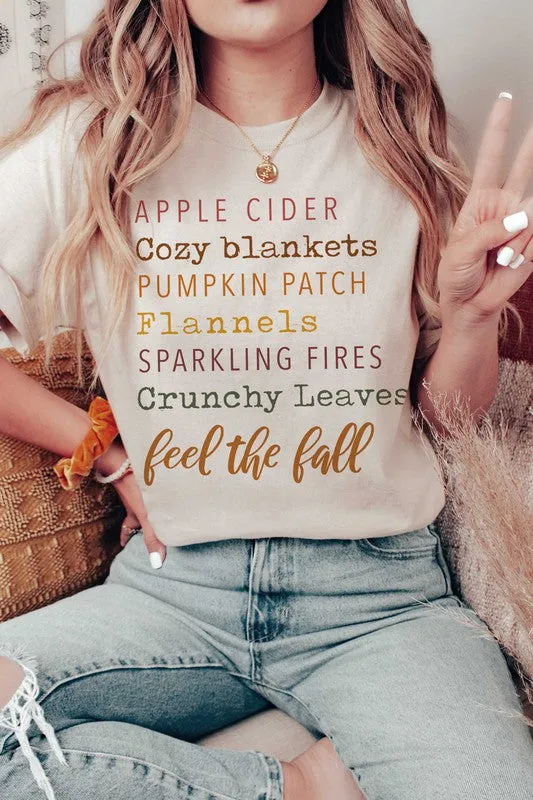 FEEL THE FALL GRAPHIC TEE