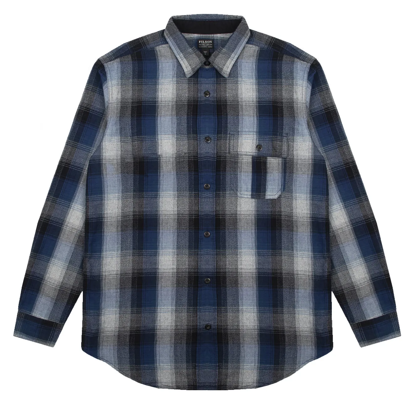 Filson Rustic Oxford Shirt Indigo / Black / Charcoal