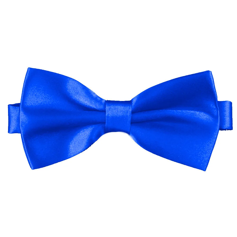 French Blue [Silky Smooth] - Bow Tie and Pocket Square Matching Set