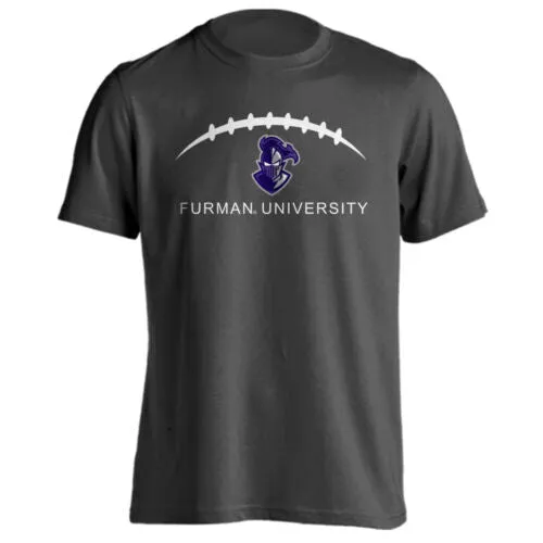 Furman University FU Paladins Football Laces Out Logo Short Sleeve T-shirt Tee