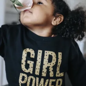 Girl Power - (Spotty Leopard) - Child Sweater