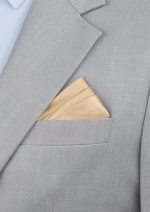 Gold Pearl Pocket Square