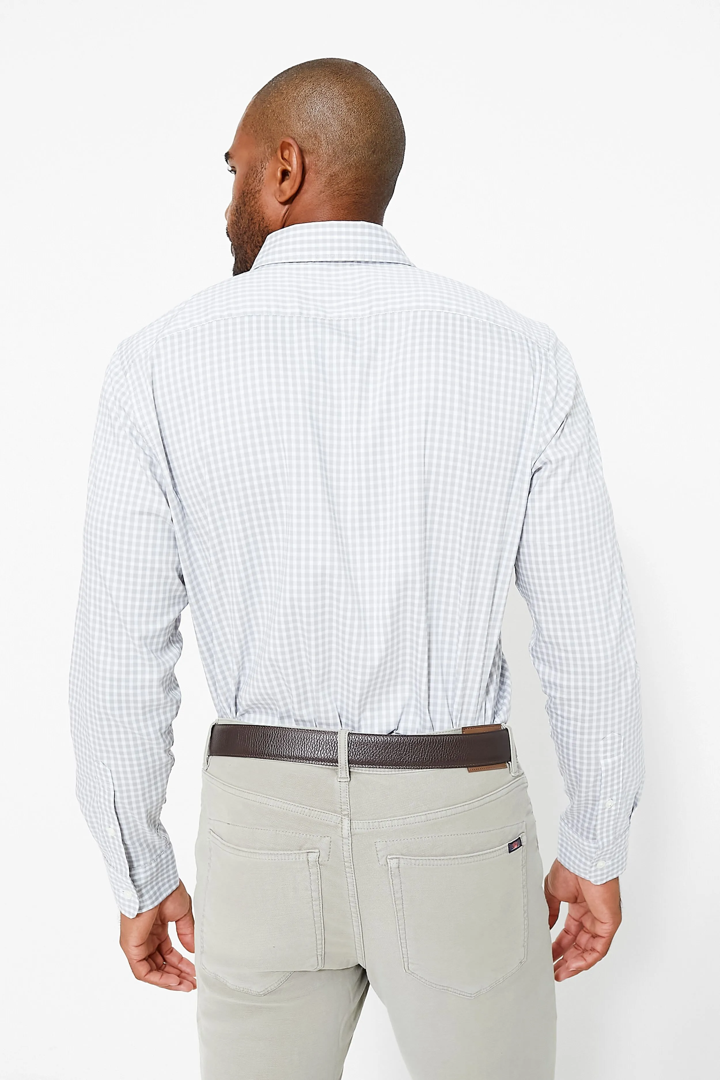 Gray Sky Gingham Movement Shirt