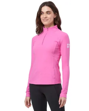 Gym Coffee Womens Relentless ¼ Zip Top Strawberry Moon