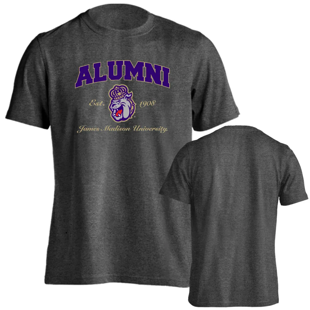 James Madison University Dukes JMU Dukes Alumni Logo Short Sleeve T-shirt Tee