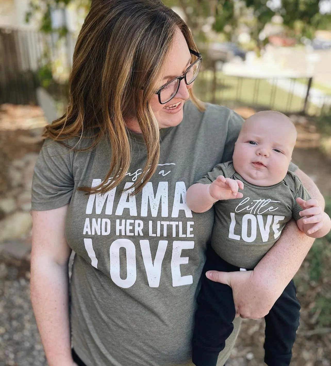 Just a Mama and Her Little Love - Set of 2 Shirts