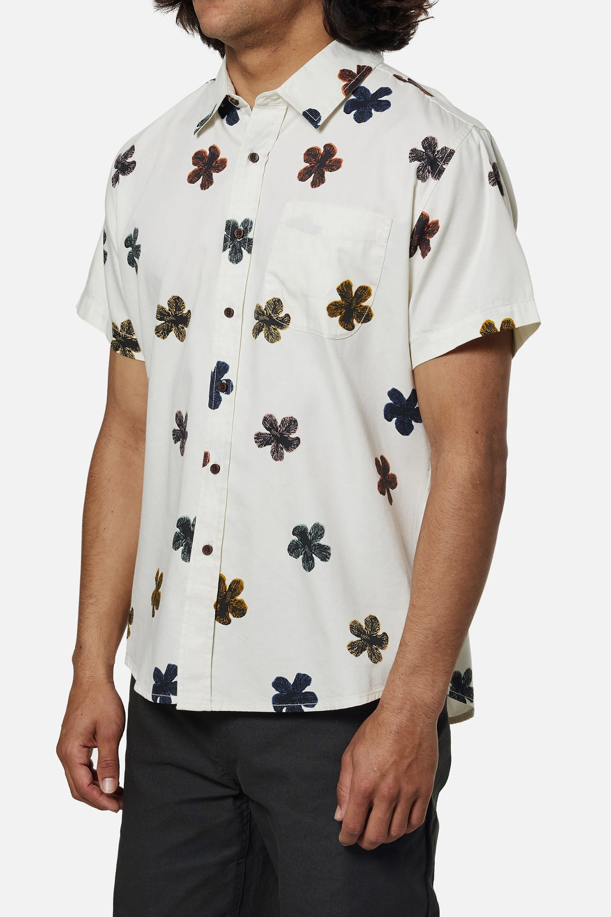 Katin Dreamboat Floral Shirt in Wool