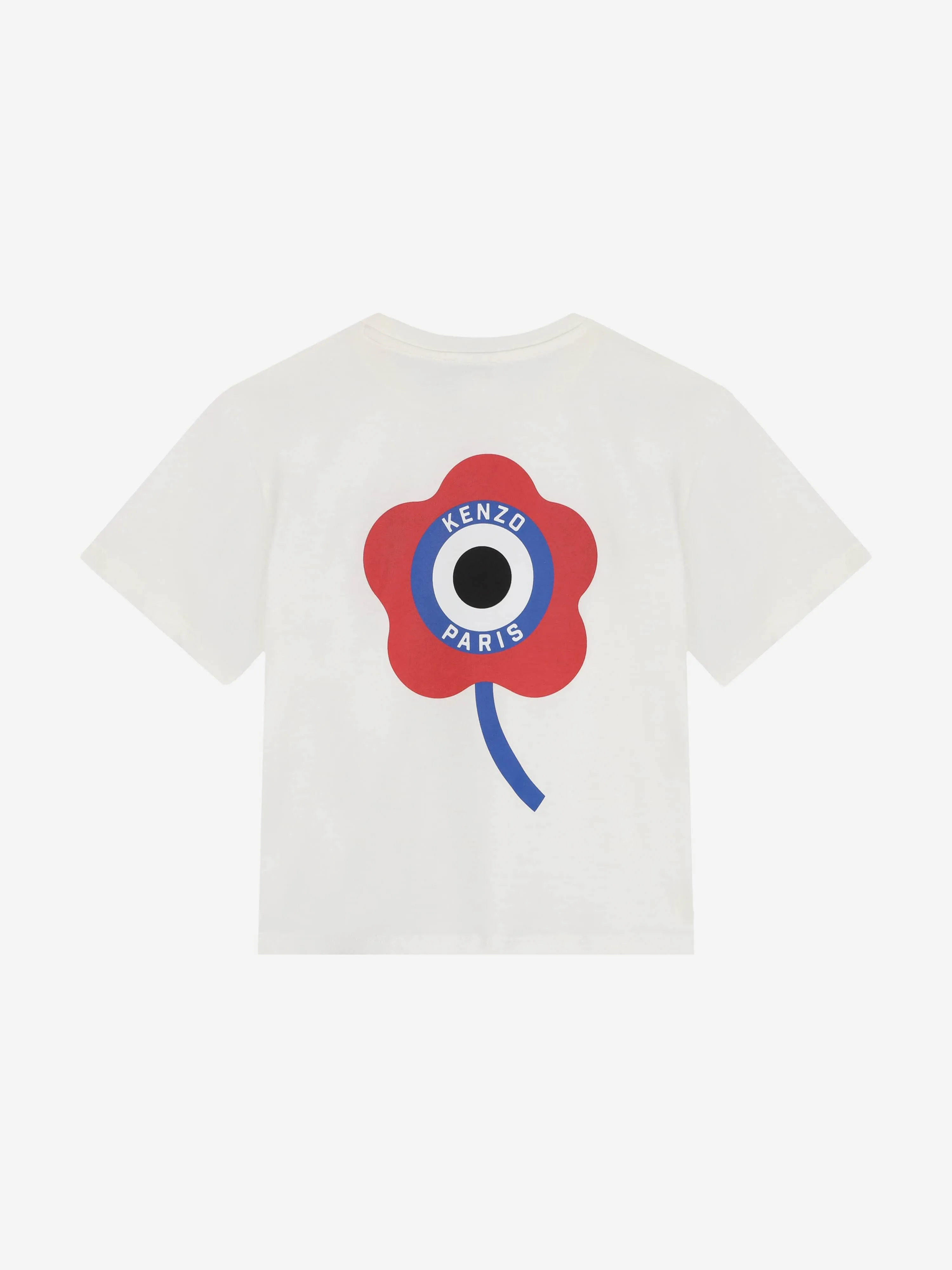 KENZO Girls Boke Flower T-Shirt in White