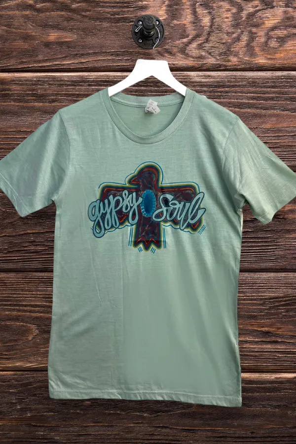 LBL DTF THUNDER BIRD GYPSY SOUL - DUSTY BLUE