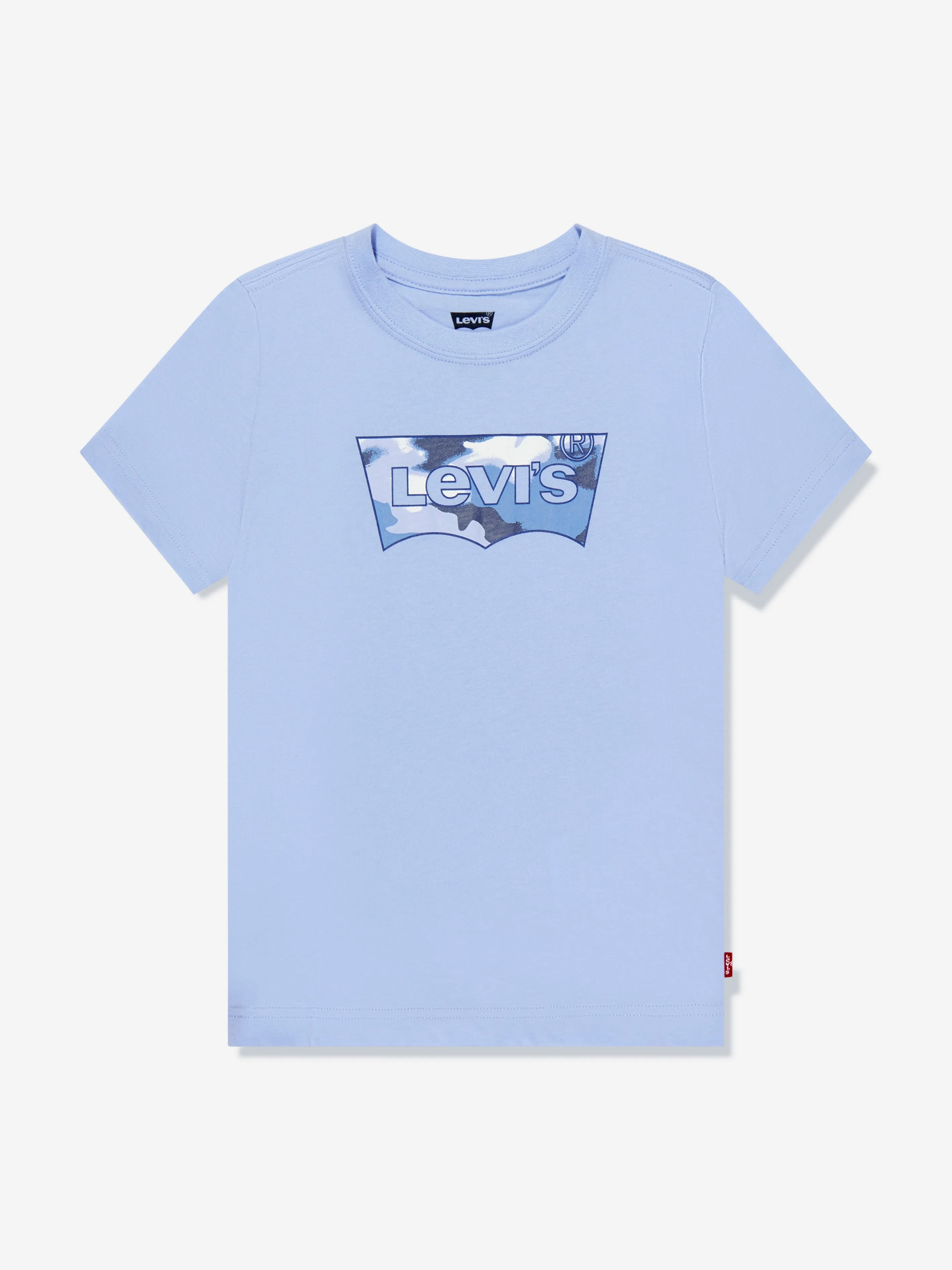 Levi's Wear Boys Camo Batwing Fill T-Shirt in Blue