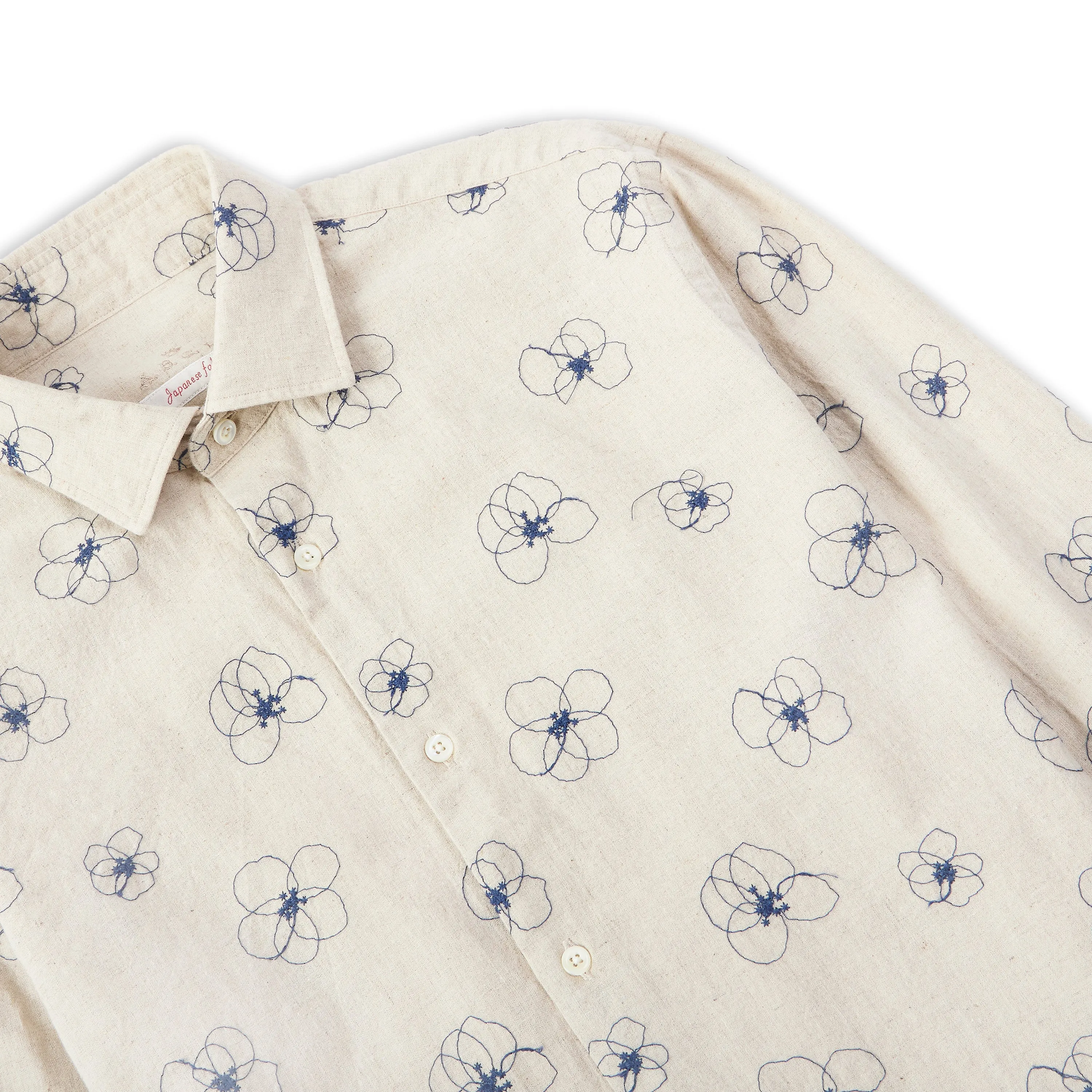 Liberty Shirt - Embroidered Flower