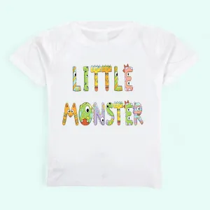 Little Monster shirt-  Monster Boys  shirt - Toddler Monster shirt - Custom shirts - Graphic shirts - Boys shirts