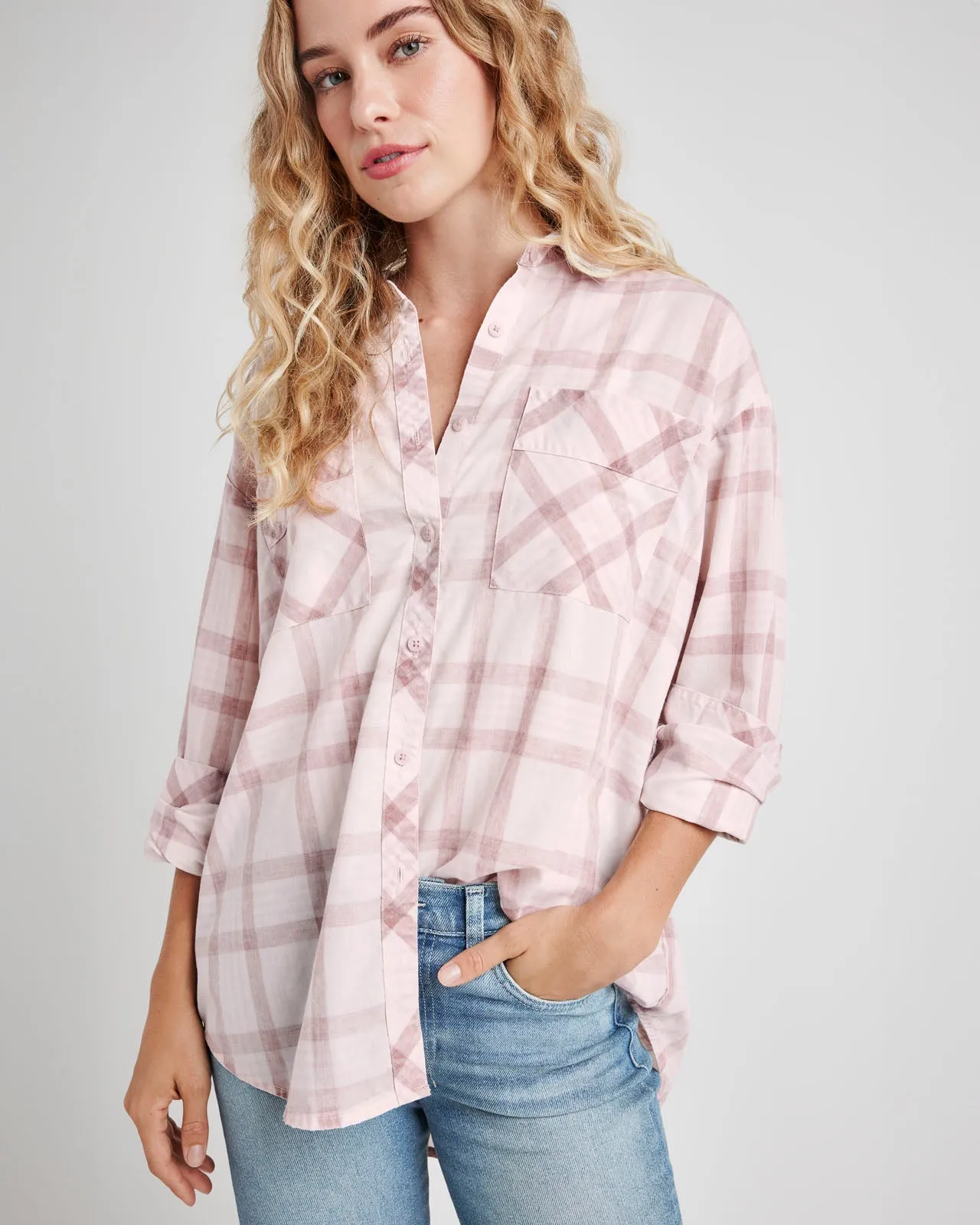 Macie Plaid Button Down