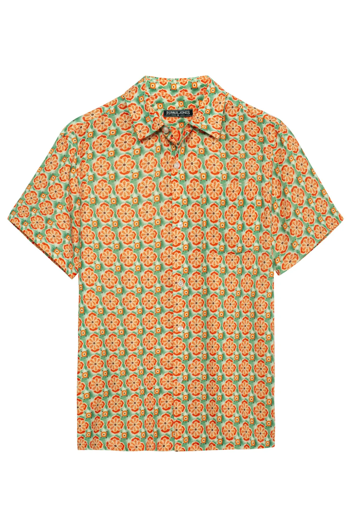 Men Basic Shirt Casual Short Sleeve Classic Collar Button-up Hawaiian Shirts