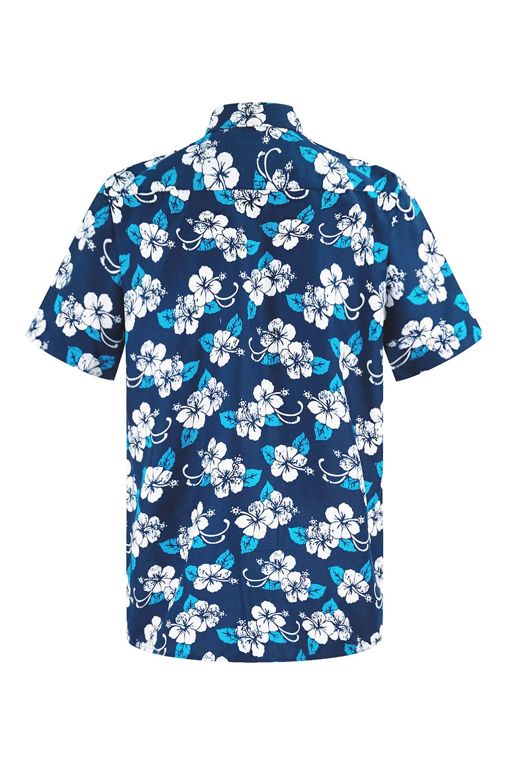 Men's Floral Print Button Down Short Sleeve Shirts