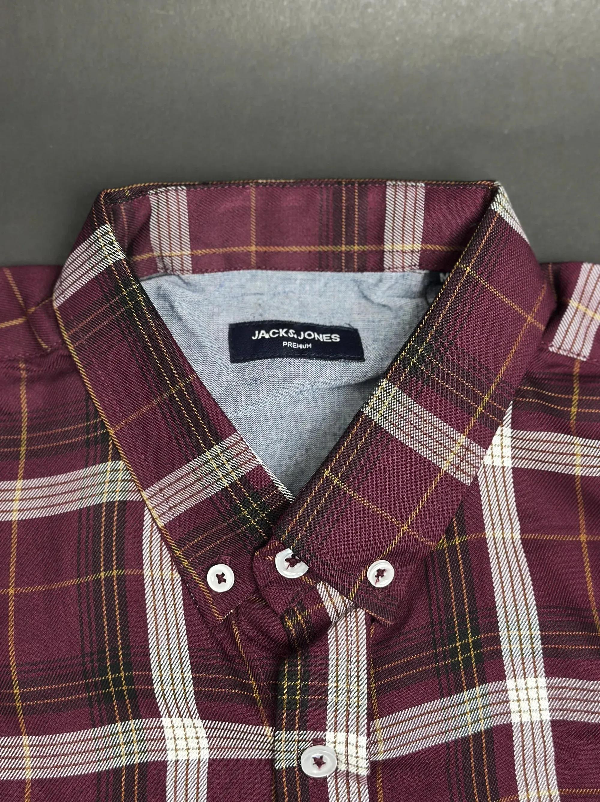 Men's Multicolor Red Check Shirt