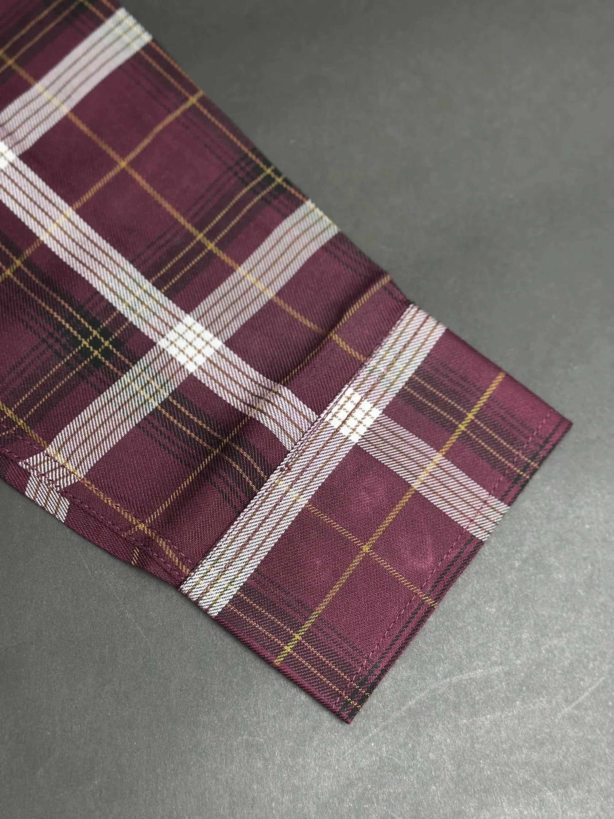 Men's Multicolor Red Check Shirt