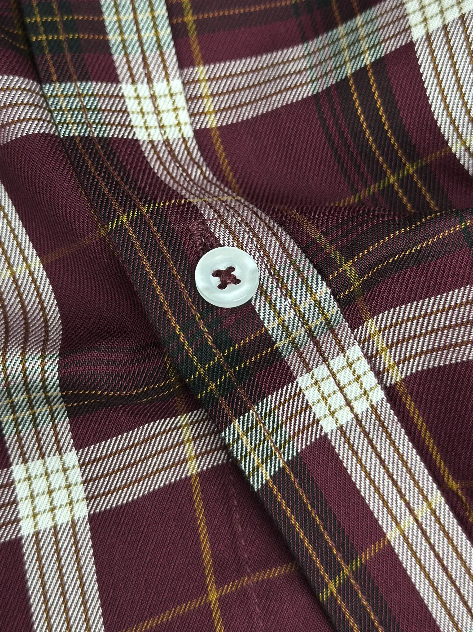 Men's Multicolor Red Check Shirt