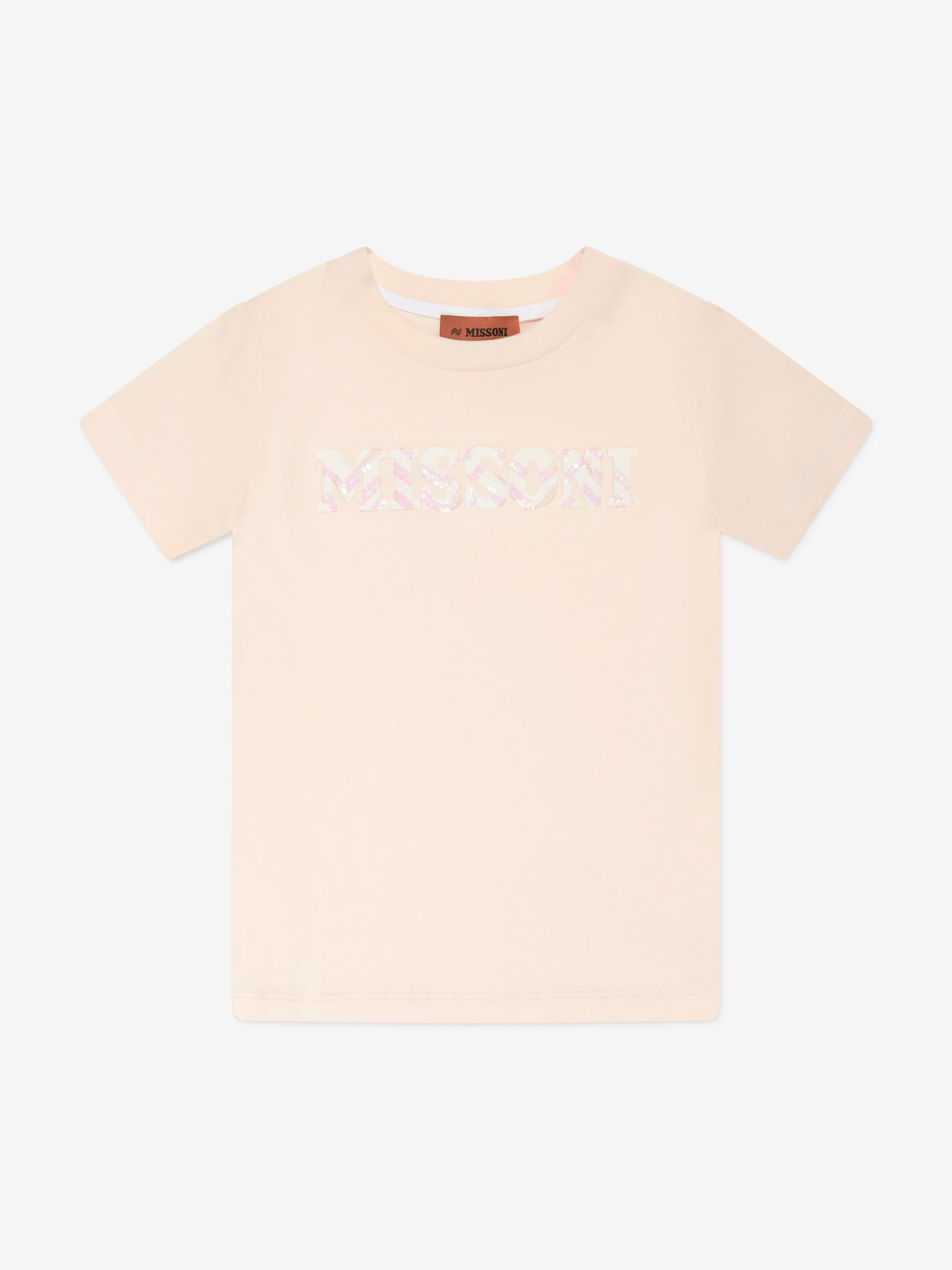 Missoni Girls Logo T-Shirt in Pink