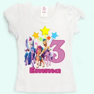 My Little Pony birthday shirt | Birthday shirt |Personalized shirt | Girls shirts | Pony Birthday Girls Shirt