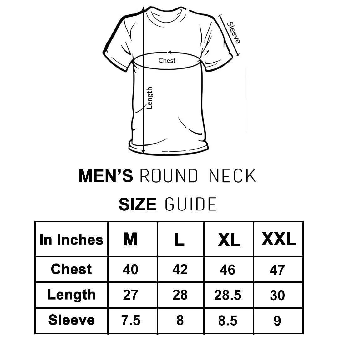 Nutcase Designer Round Neck Men's T-Shirt Wrinkle-Free Poly Cotton Tees - Creativity