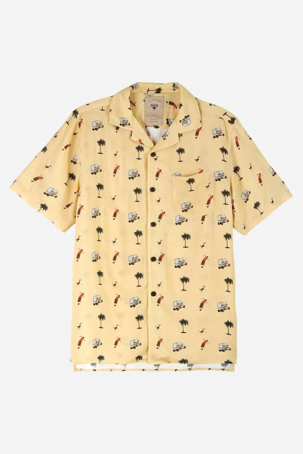 OAS Happy Golfer Viscose Shirt