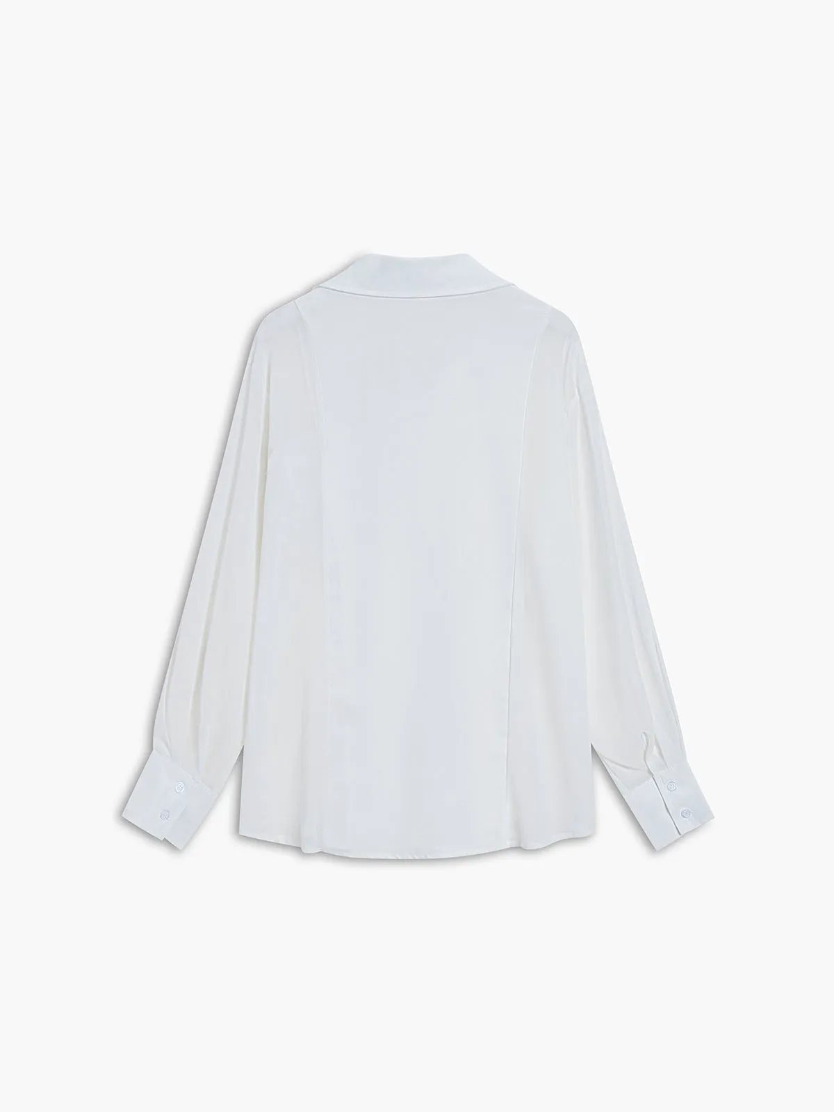 Oversized Combination Graceful Mesh Shirt