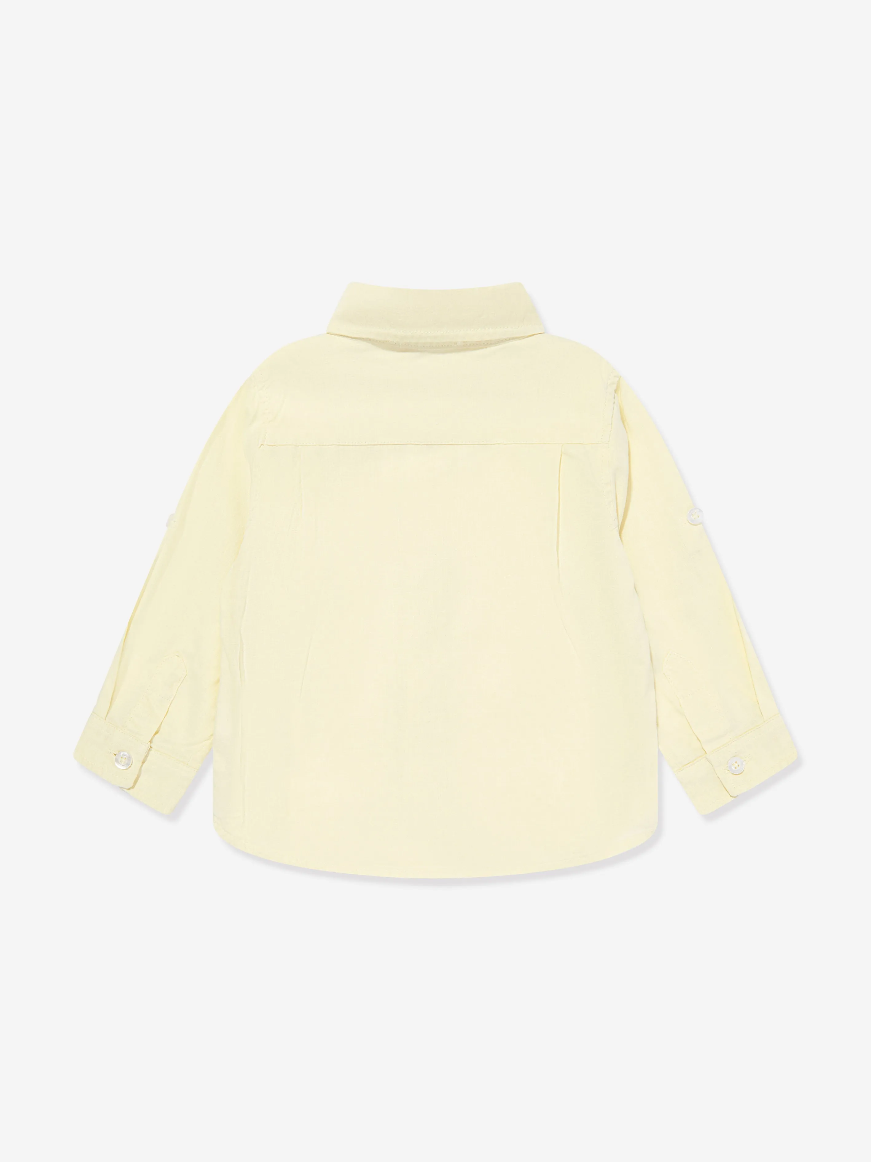 Patachou Boys Linen Shirt in Yellow