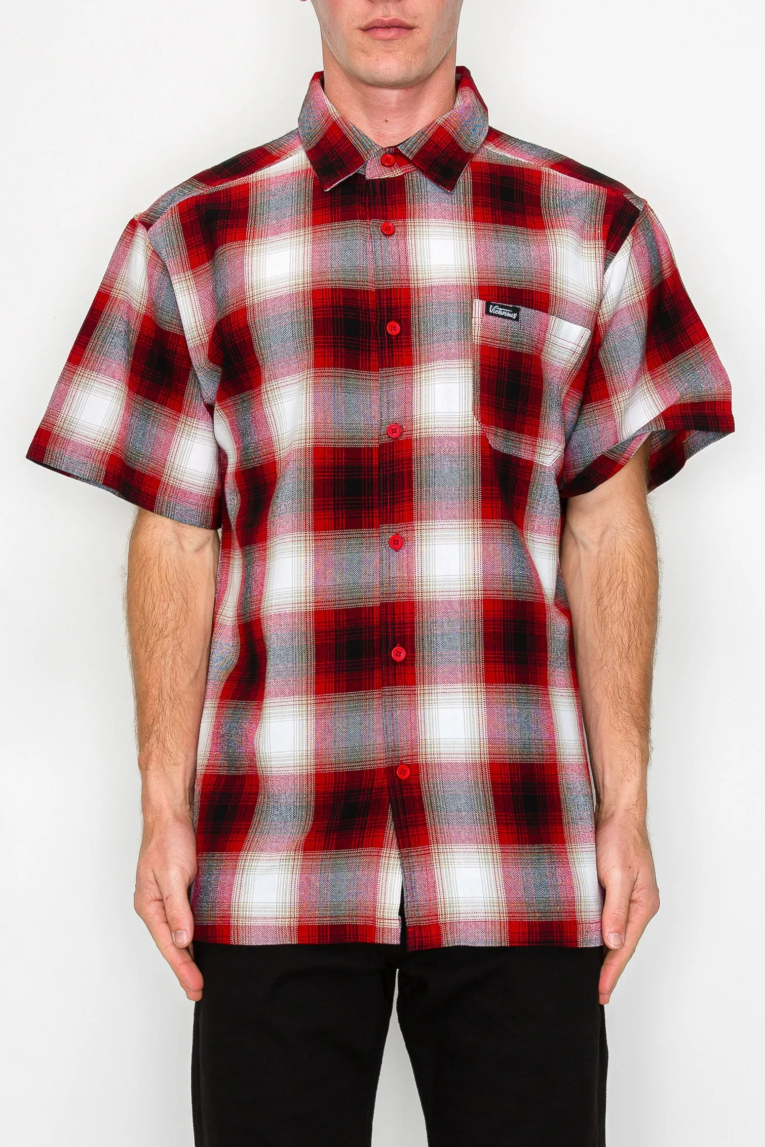 Plaid Short Sleeve Shirts - New Color Added