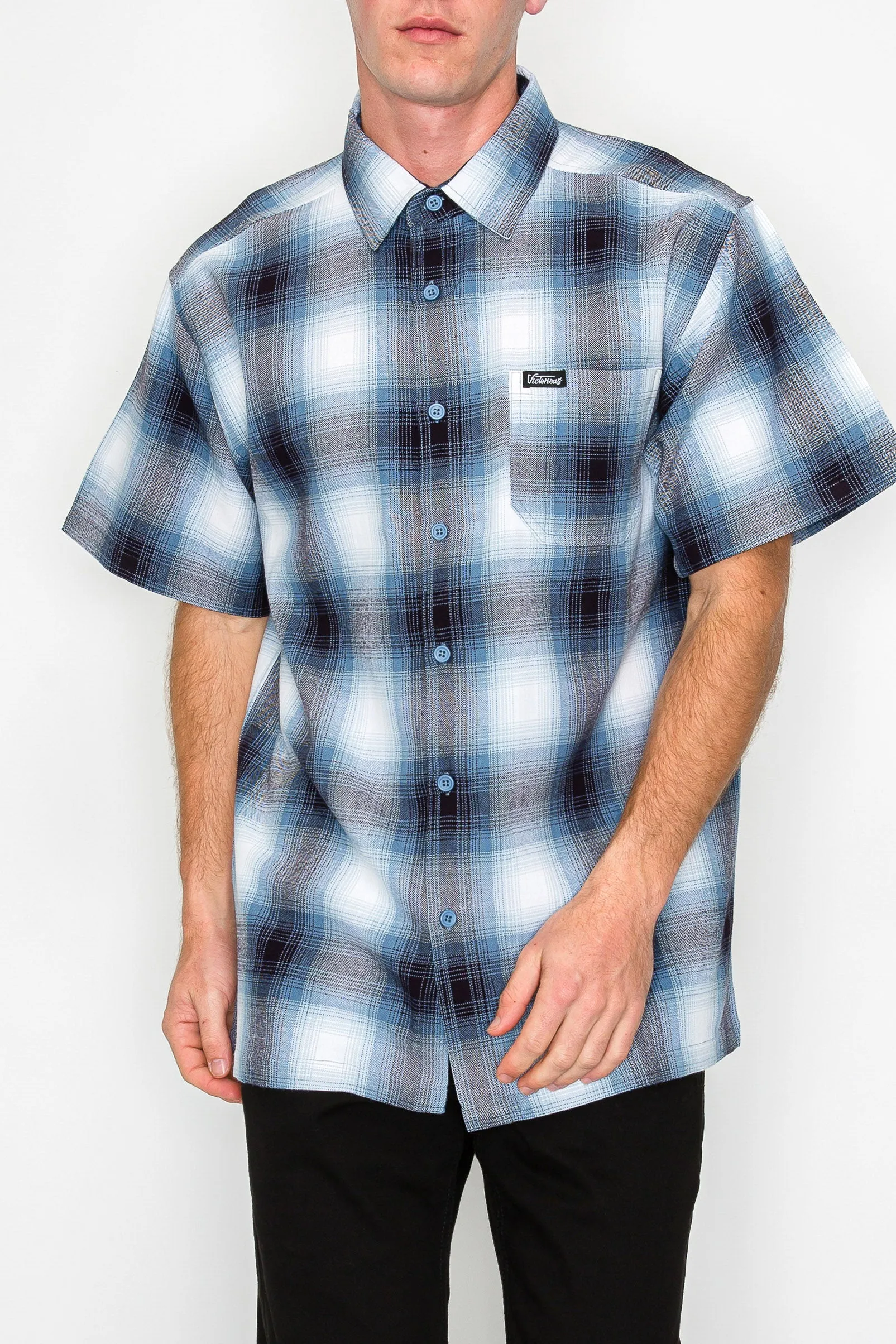 Plaid Short Sleeve Shirts - New Color Added