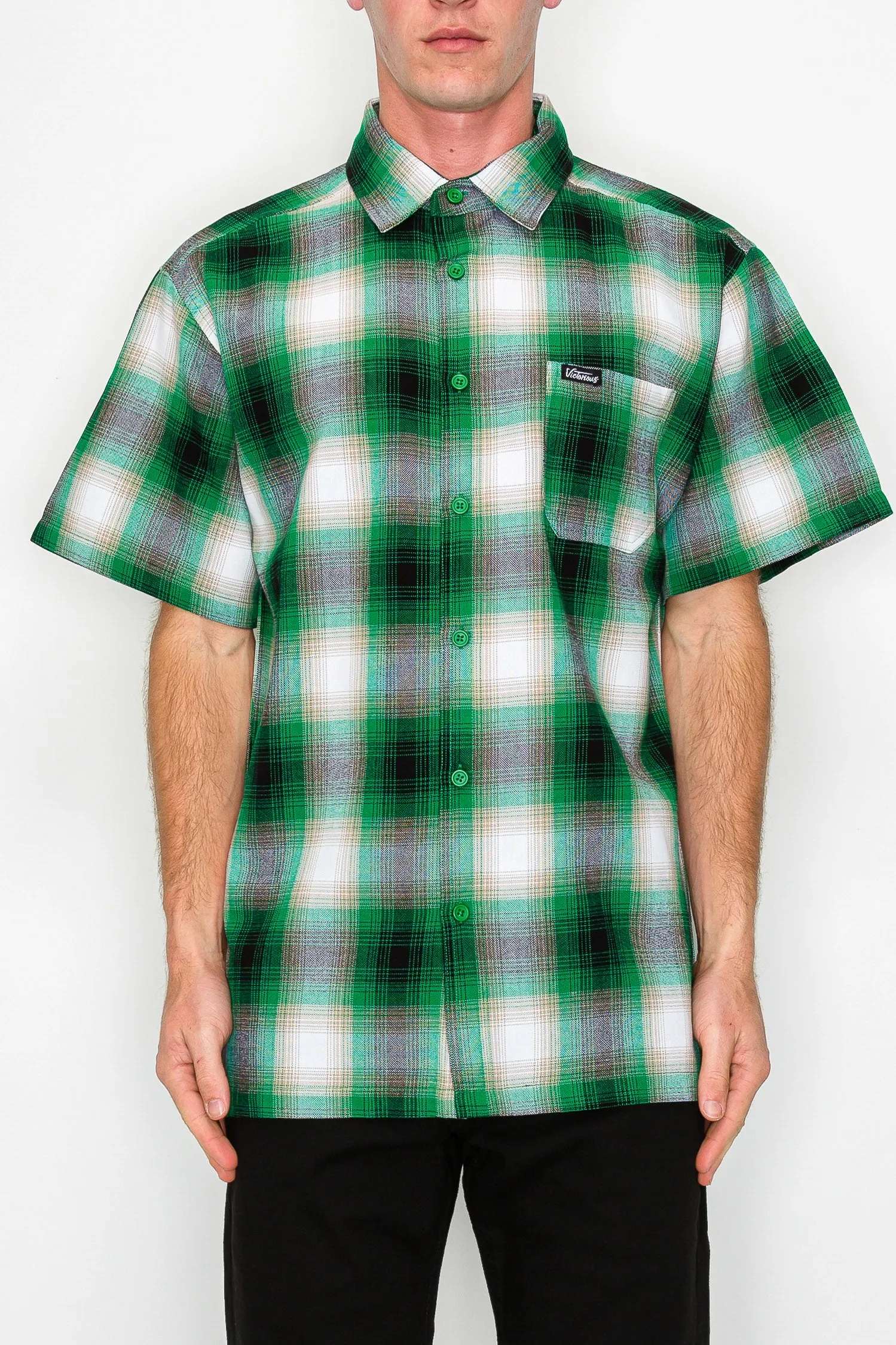 Plaid Short Sleeve Shirts - New Color Added