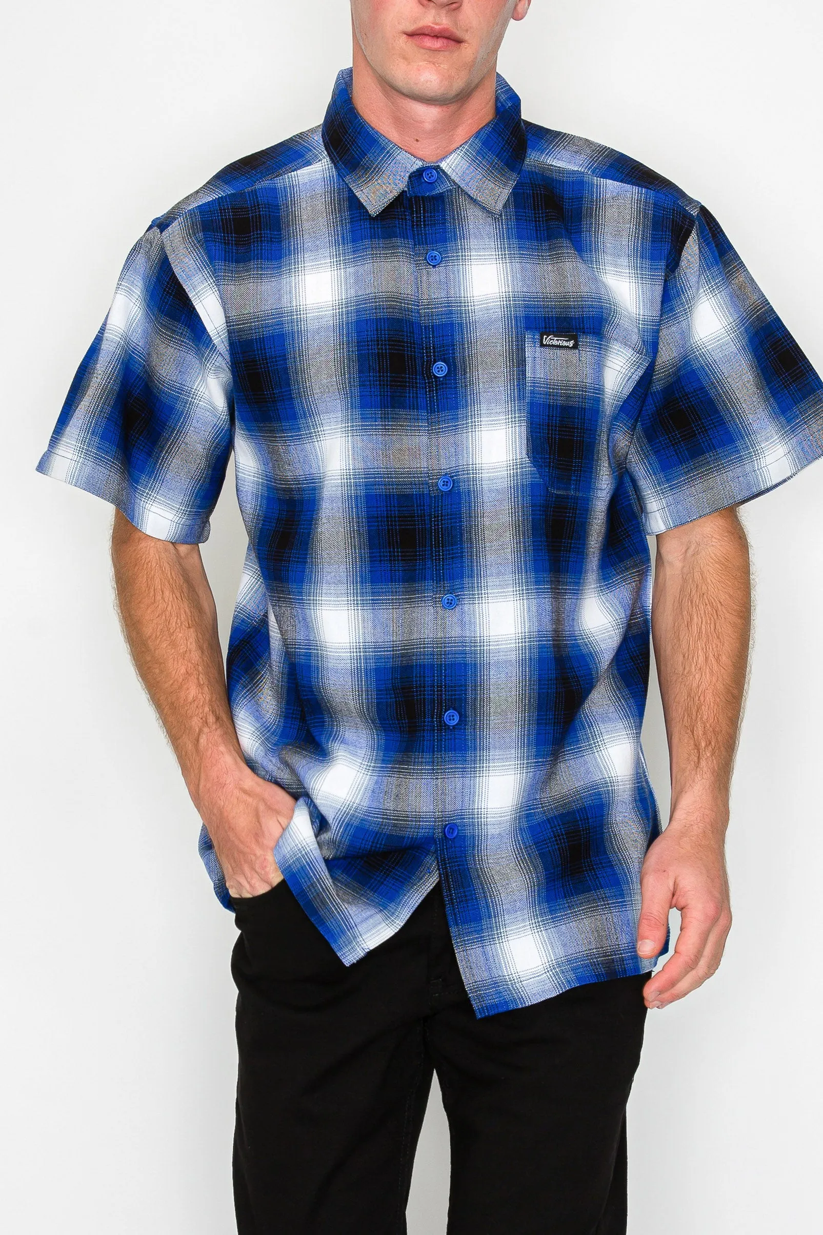 Plaid Short Sleeve Shirts - New Color Added