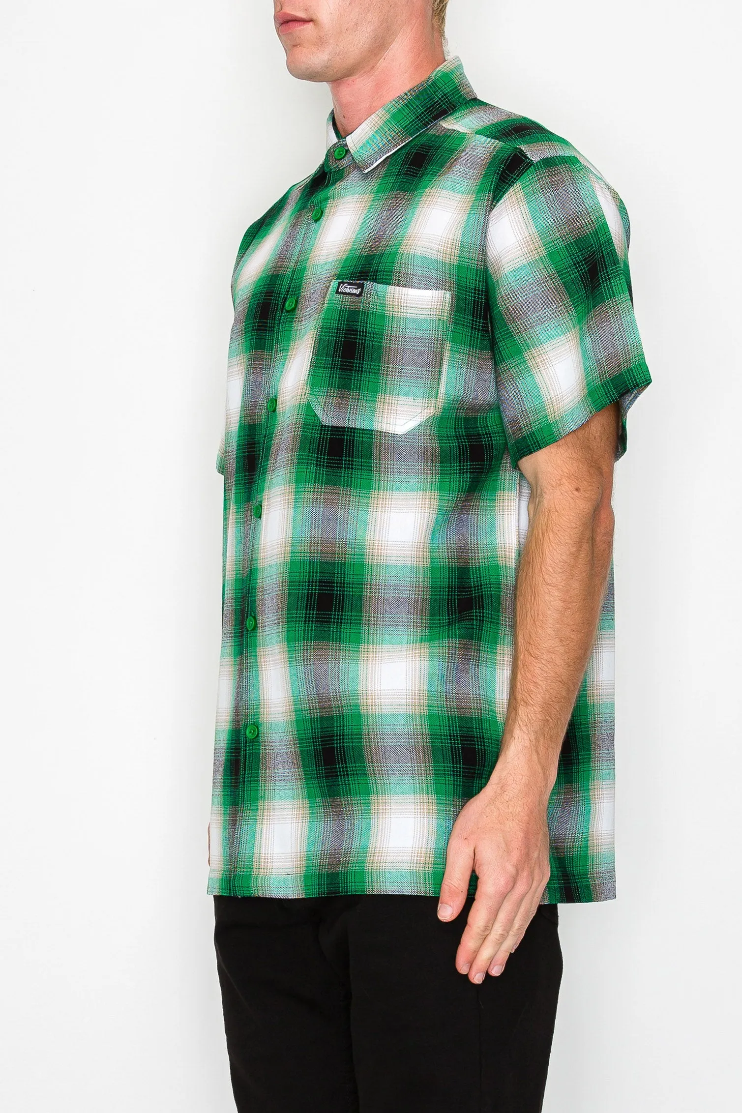 Plaid Short Sleeve Shirts - New Color Added